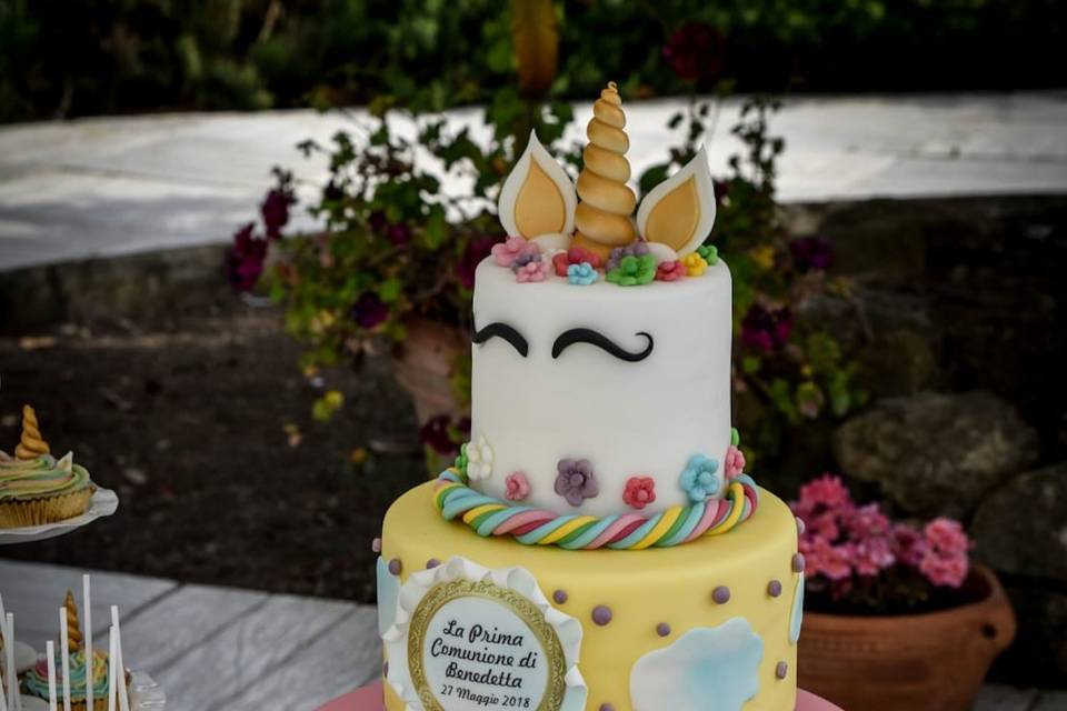 Torta tema Unicorno