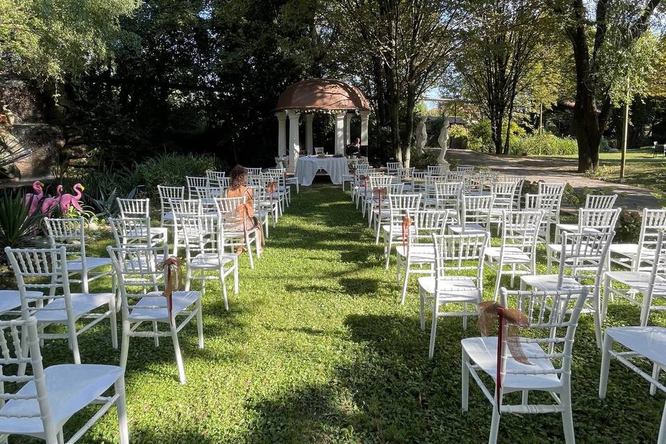 Tempio allestito x matrimonio