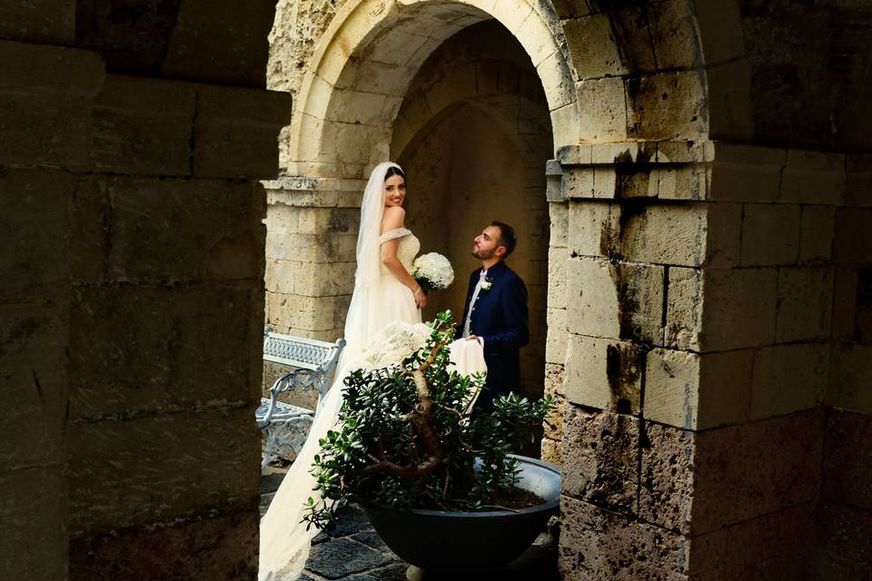 Sposi castello scilla