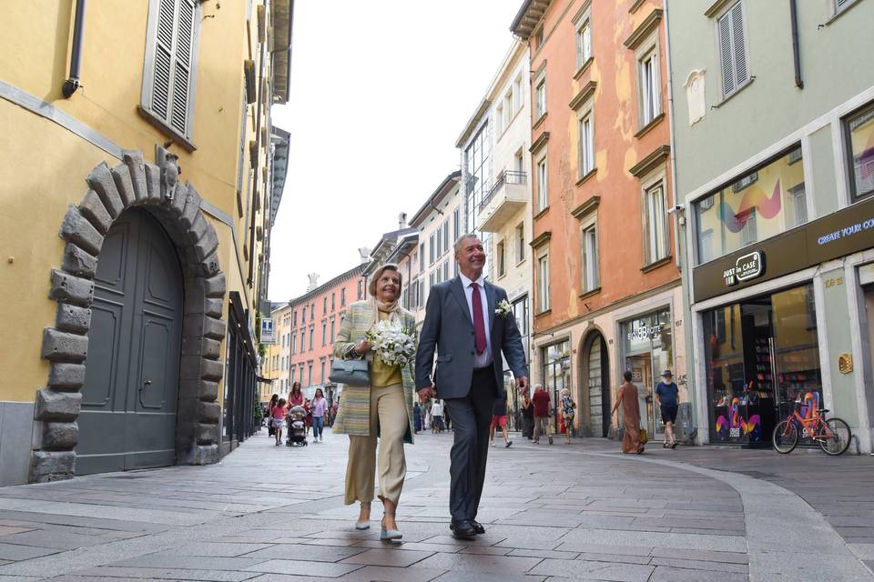 Sulle strade del centro