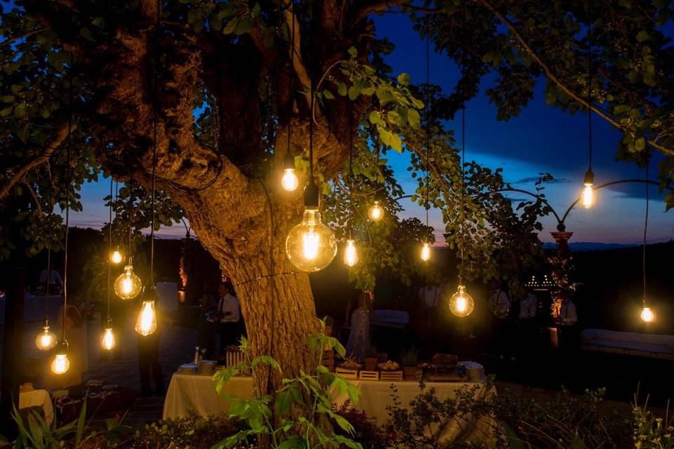 Villa Corsini Bulb Lights