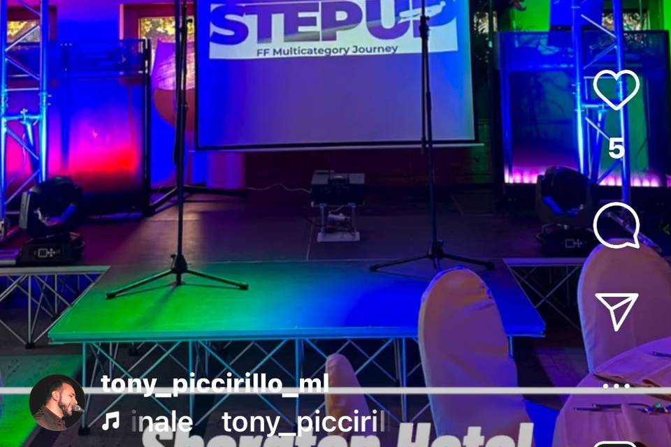 Service palco luci e proiezioe