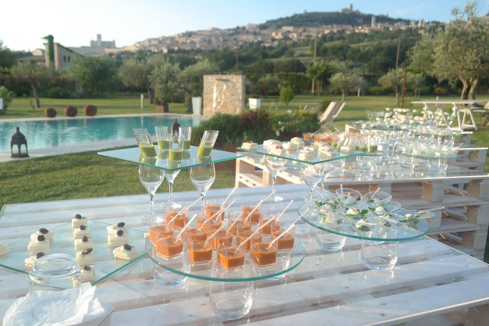 Buffet di aperitivi