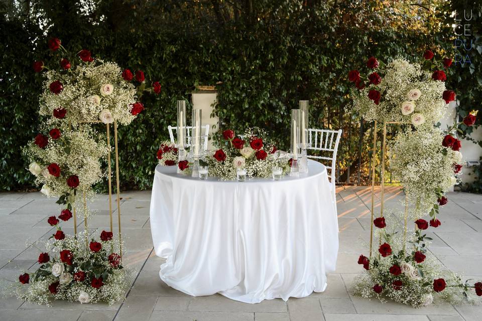 Tavolo sposi