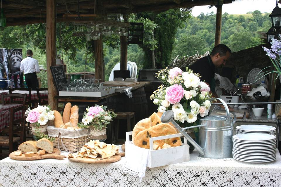 Antipasto in piscina