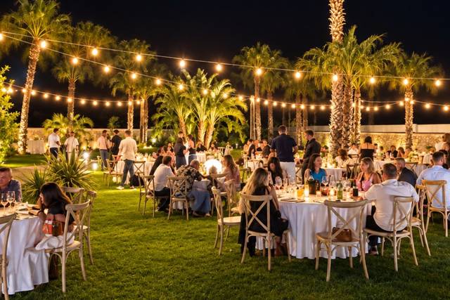 Illuminazione tavoli cena