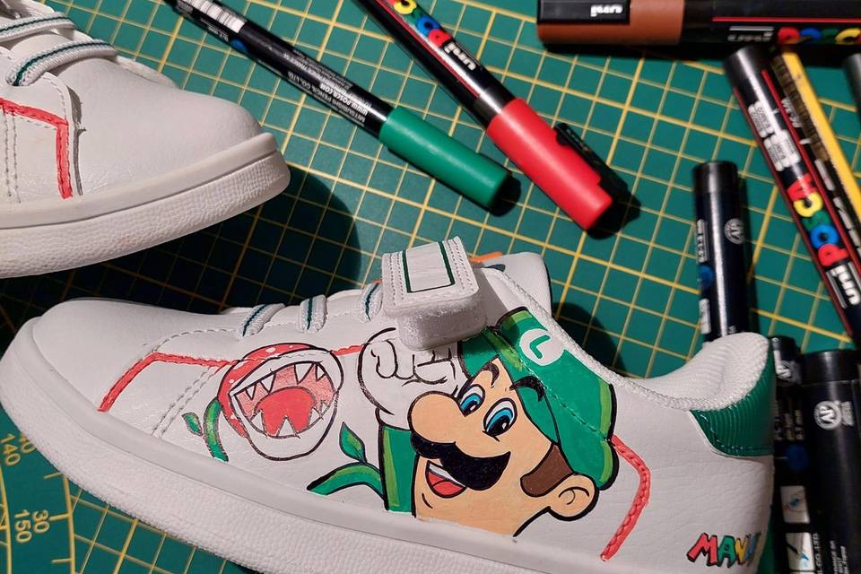 Disegno su scarpe