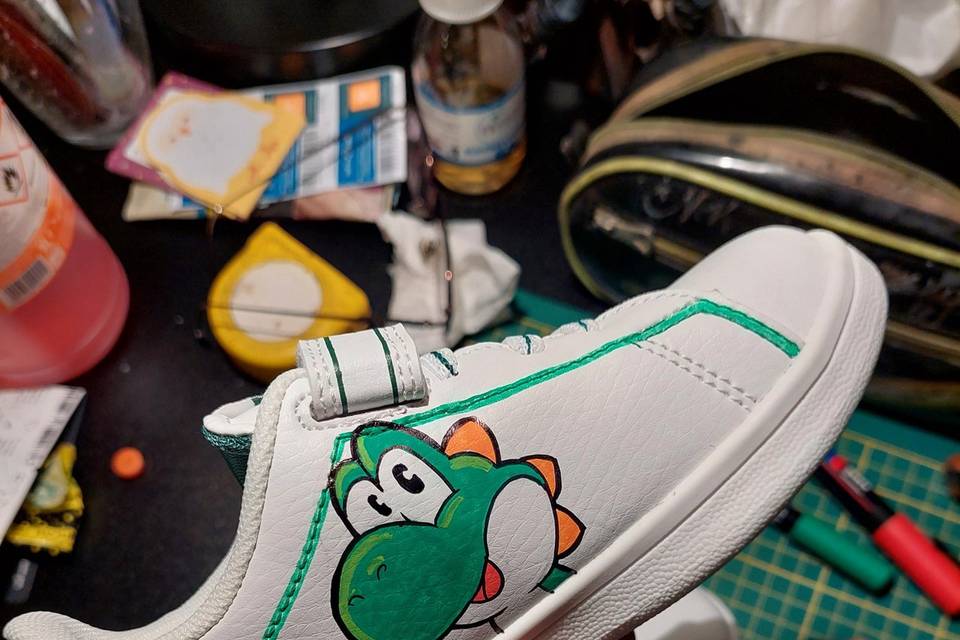 Disegno su scarpe