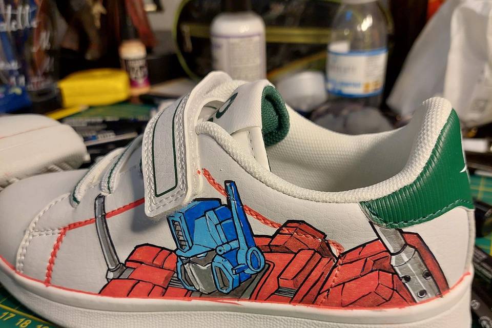 Disegno su scarpe