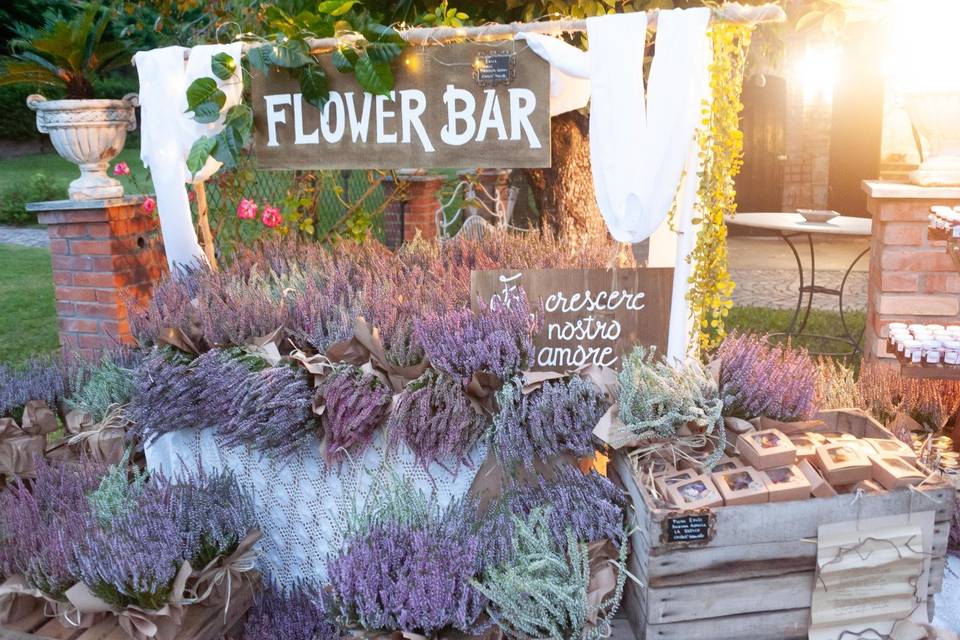 Flower bar realizzato da noi