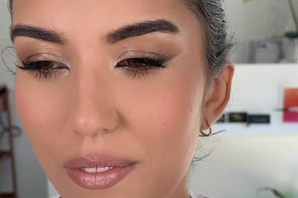 Trucco glam luxury sposa