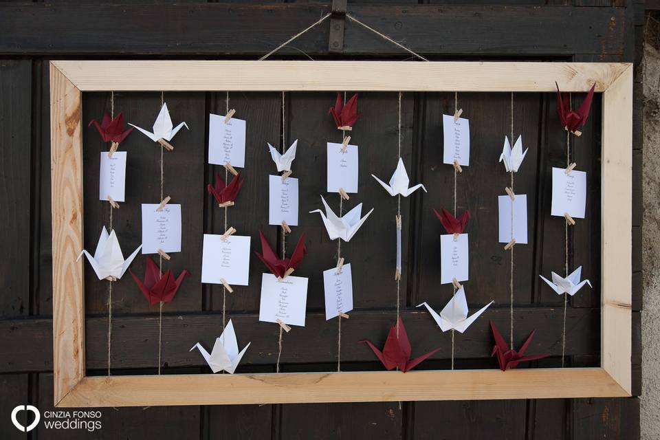 Tableau origami