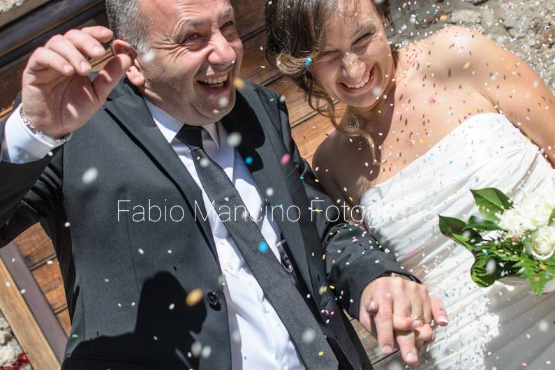 Il lancio del riso