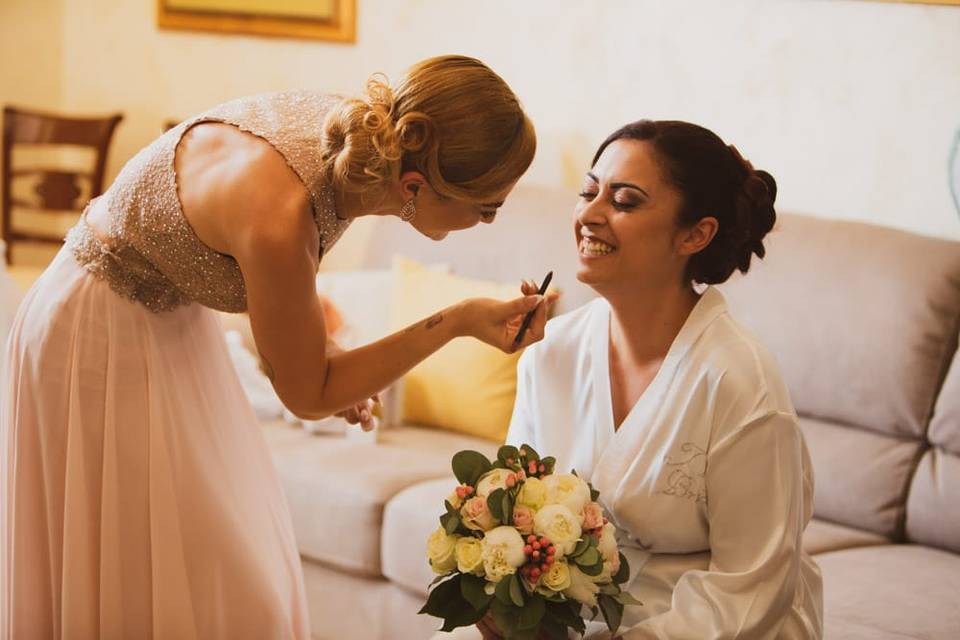 Bride make-up