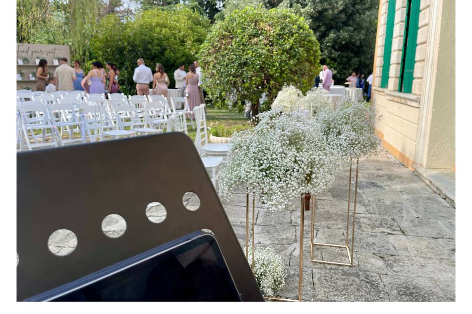 Cerimonia in villa