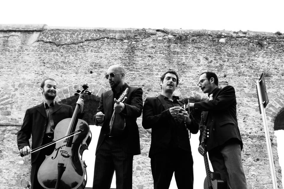 Familien in quartetto