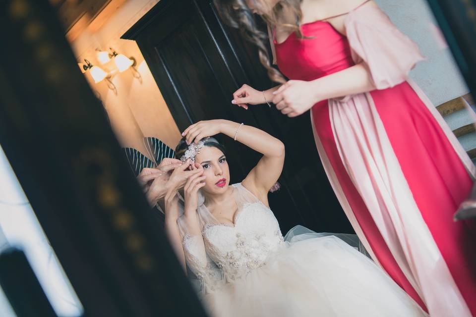 Preparazione sposa