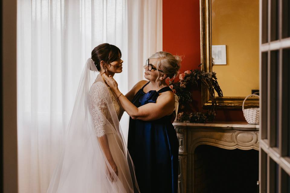 Beatrice Sposa e Mamma Cinzia