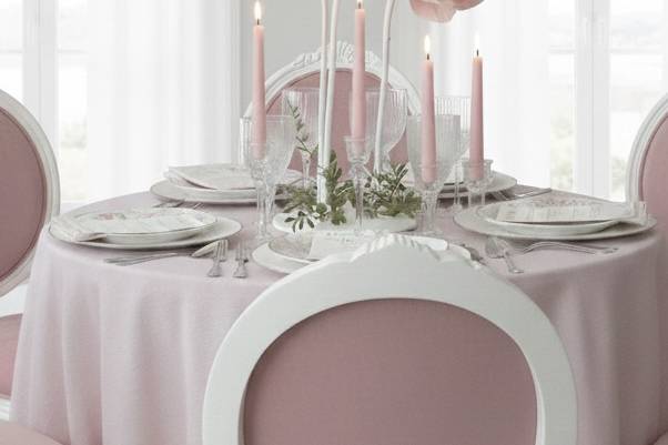 Table set con centrotavola