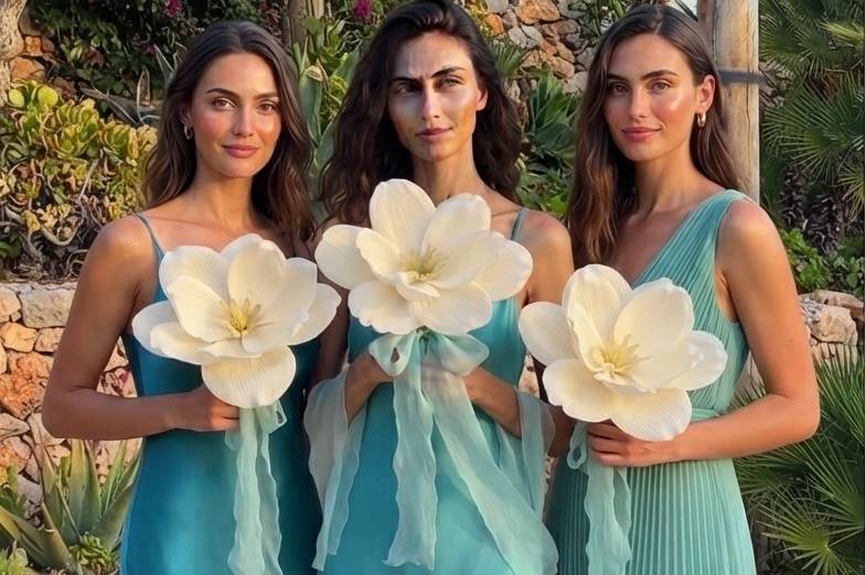 Fiori giganti come bouquet