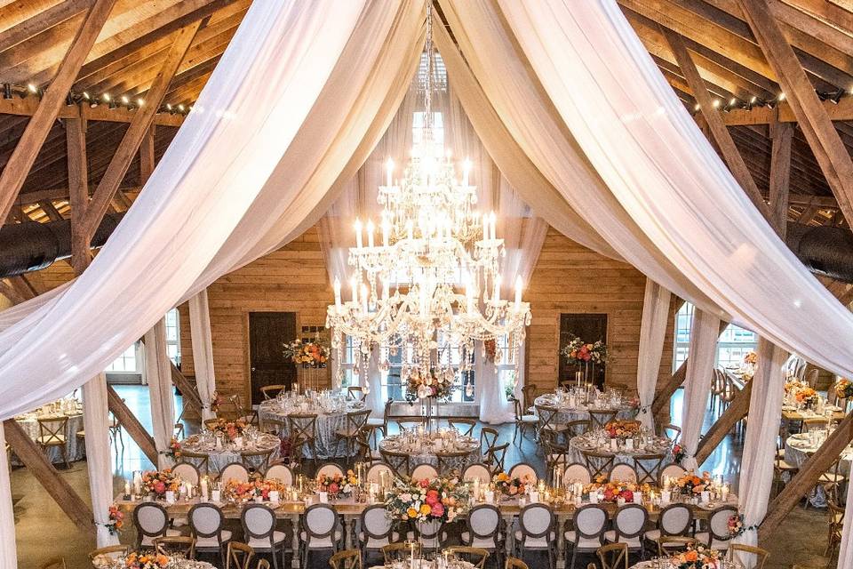 The table