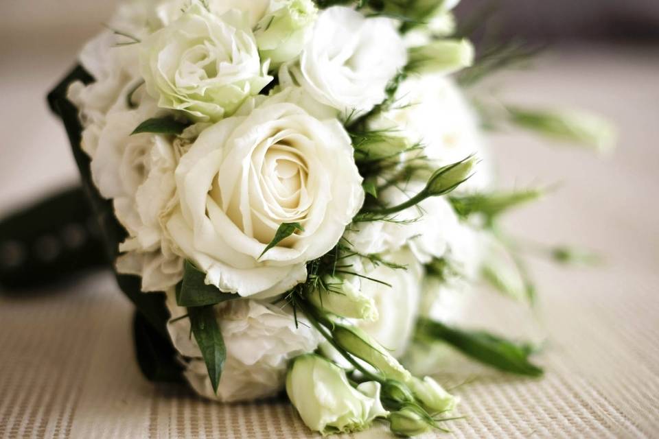 Bouquet rose e lisianthus