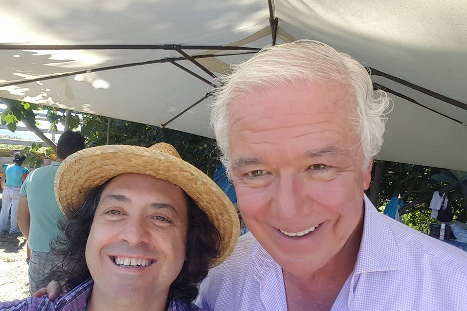 Con l'amico Cesare Cadeo