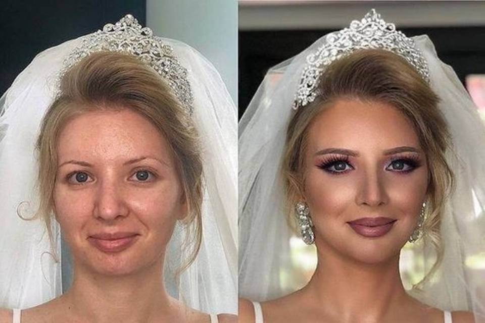 Trucco correttivo sposa