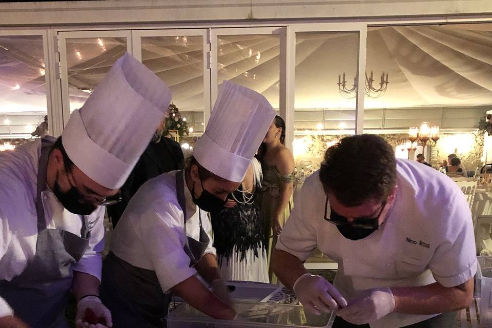 Torta live dello Chef