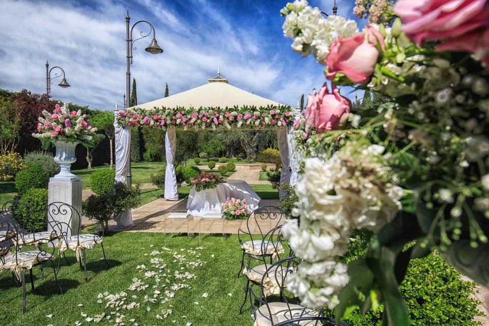 Allestimento matrimonio