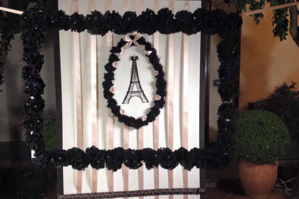 Photobooth Tema Paris Vintage