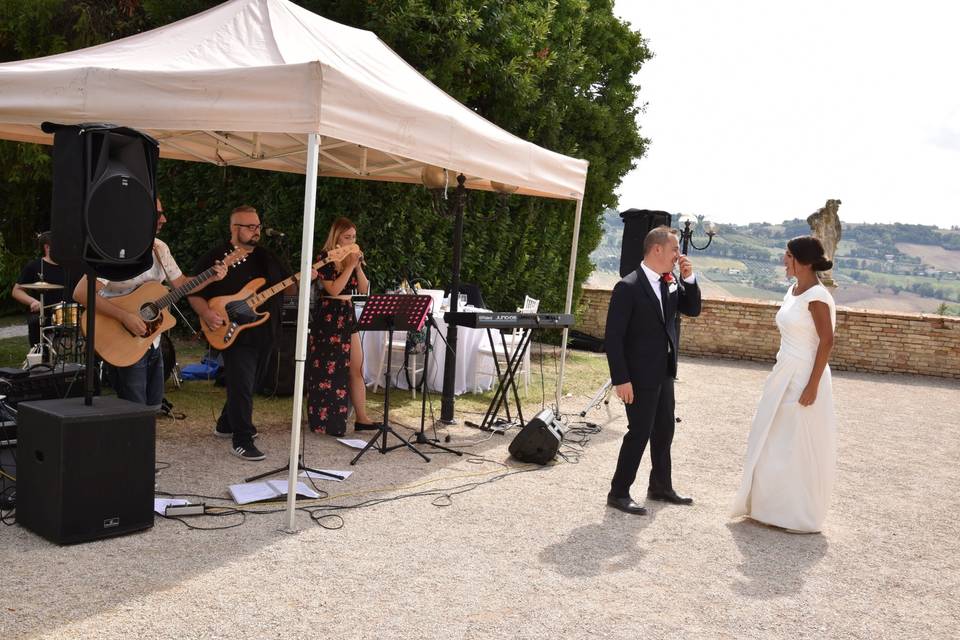 Marzia e giovanni con il trio