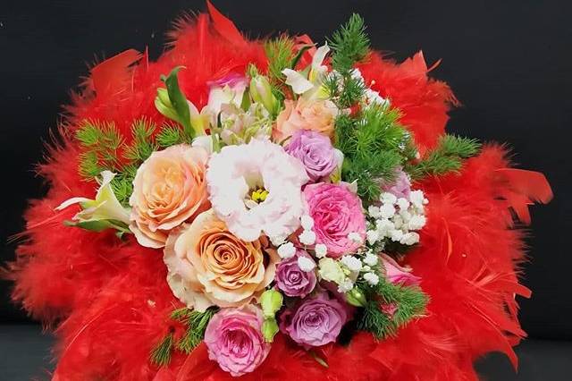 Petali di rosa in raso corallo a forma di cuore, petali di fiori  artificiali per matrimonio, petali di tessuto, petali di nozze, petali di  damigelle -  Italia