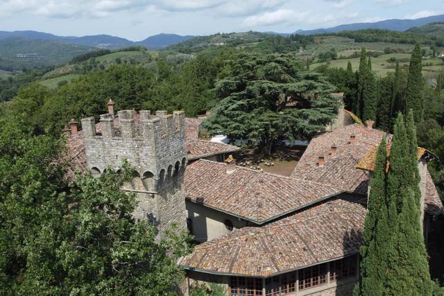 Il castello visto dall’alto