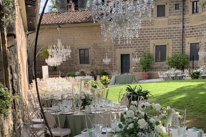 I tavoli all'aperto