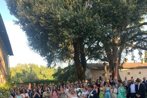 Il lancio del bouquet