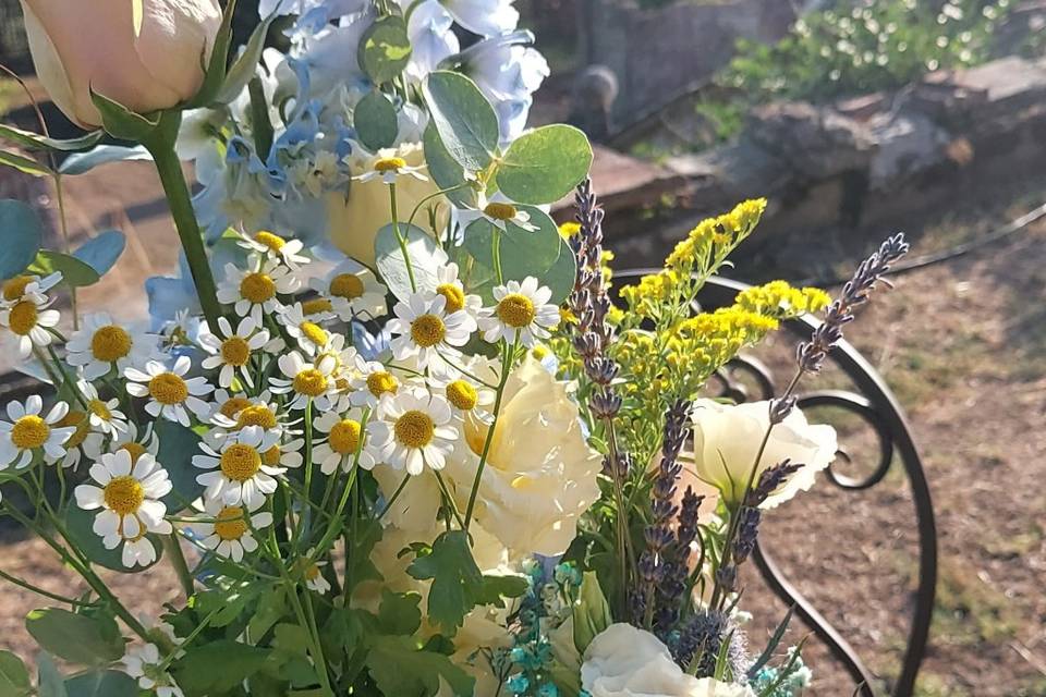 Centrotavola fiori di campo co