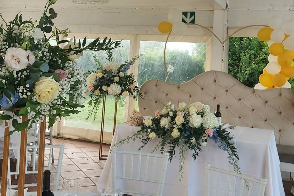 Allestimento matrimonio