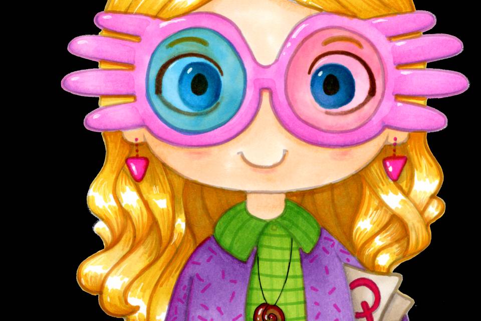 Luna Lovegood (tecnica mista)