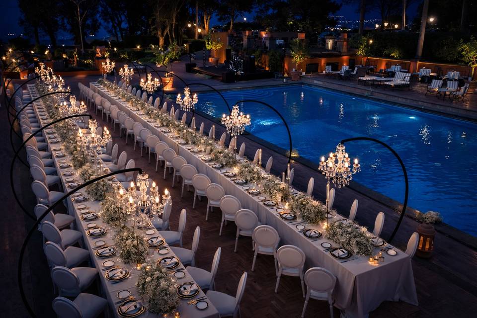 Piscina- cena esterna