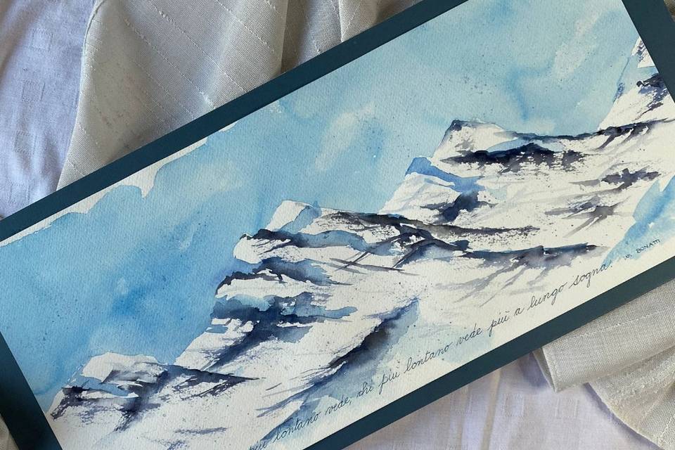 Acquerello formato lungo