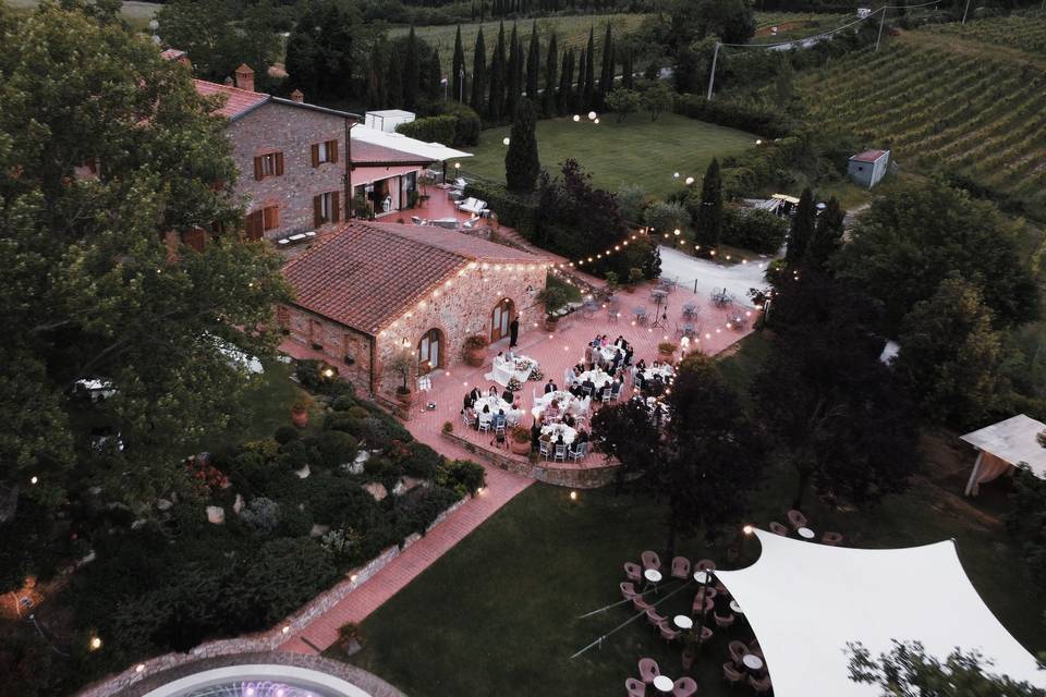 Tenuta quadrifoglio, drone