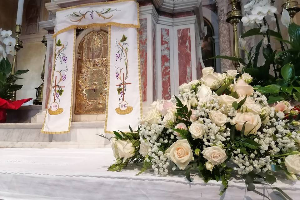 Allestimento chiesa romantico