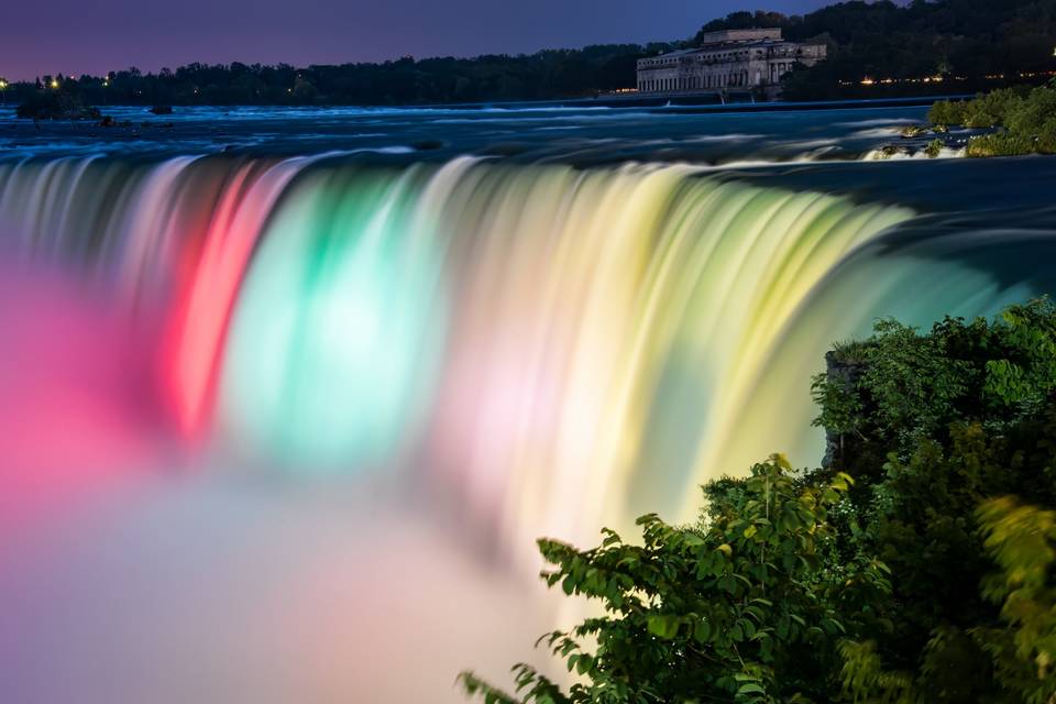 Niagara Falls illuminate