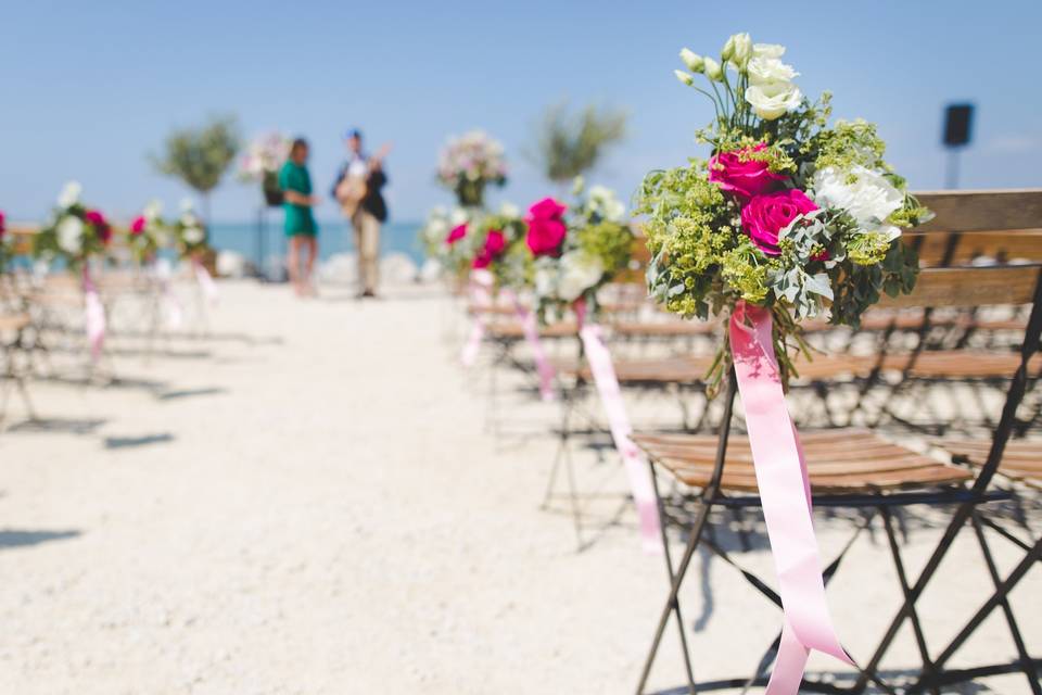 Wedding by the sea