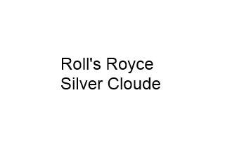 Roll's Royce Silver Cloude