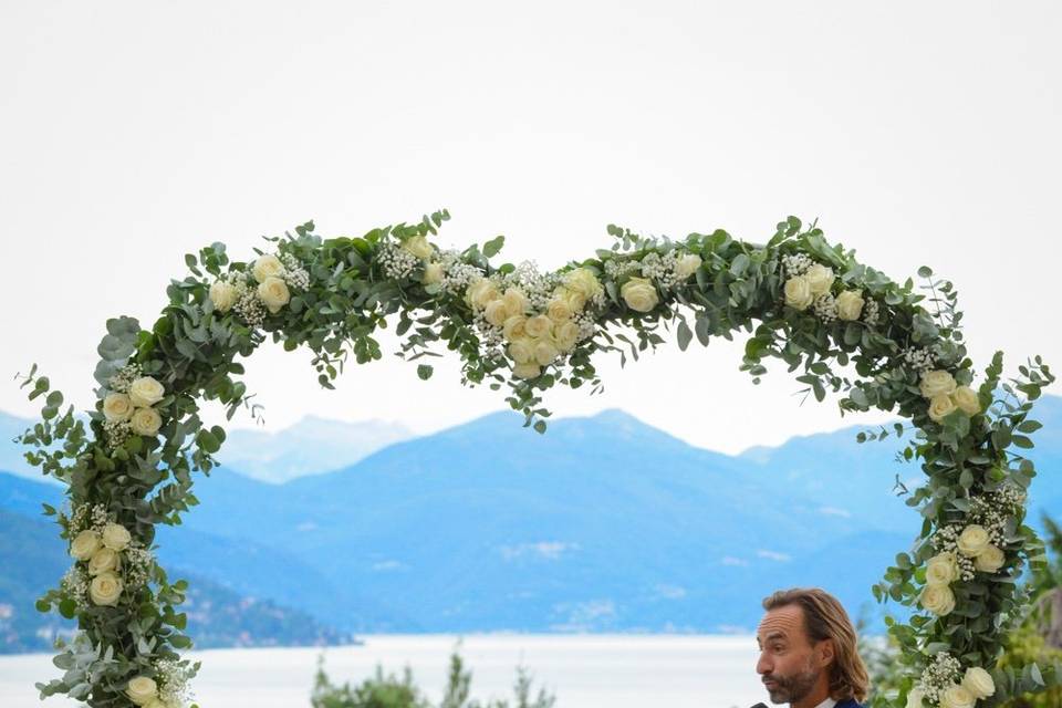 Ceremony on the terrace