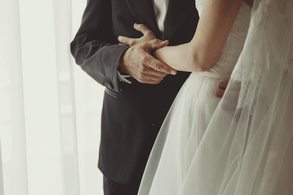 Sposa e papà