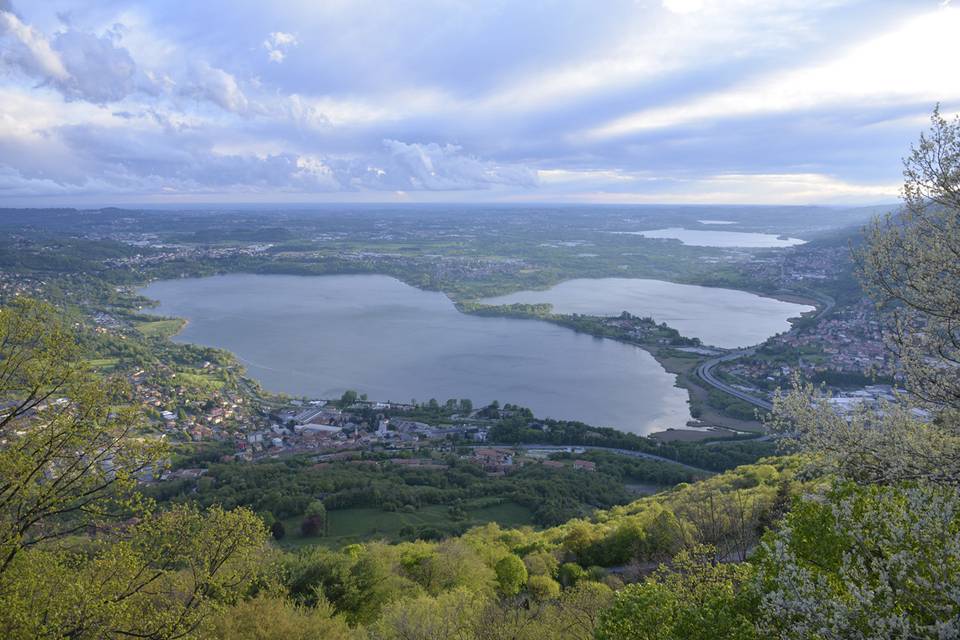 Il panorama dall'Eremo