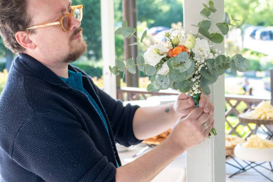 Lavoro decorativo pilastro